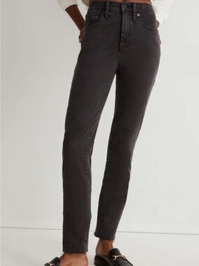 Madewell stovepipe in Charcoal